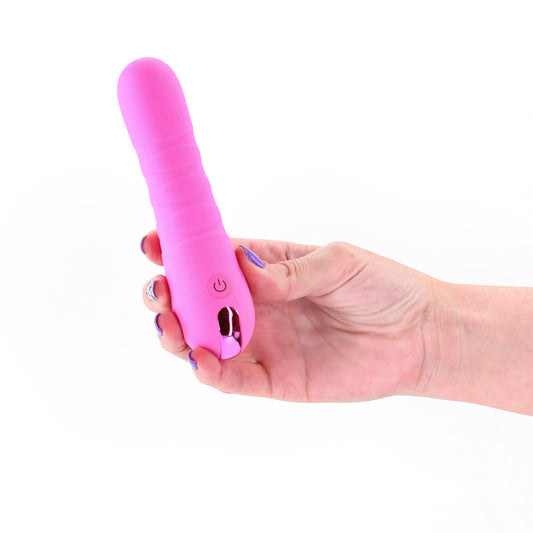 Pretty in Crush - 14.3 cm USB Rechargeable Vibrator