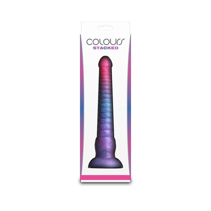 Colours Stacked - 9'' Dildo - Pink/Blue - Pink/Blue 23 cm Fantasy Dildo