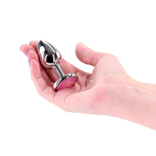 Rear Assets Silver - Small - Pink Gem