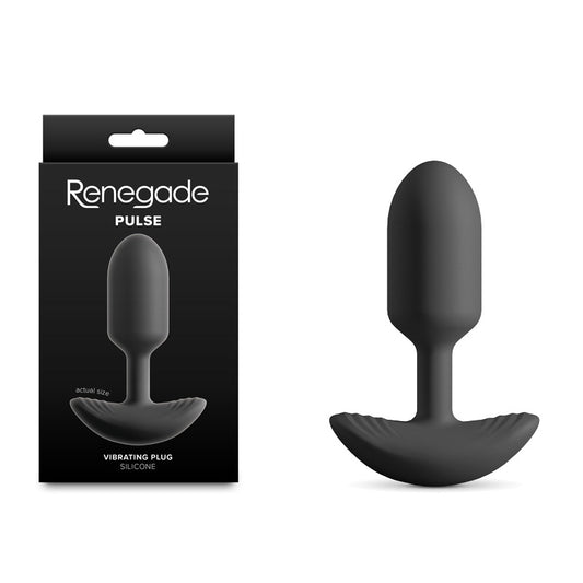 Renegade Pulse - 11 cm USB Rechargeable Vibrating Butt Plug