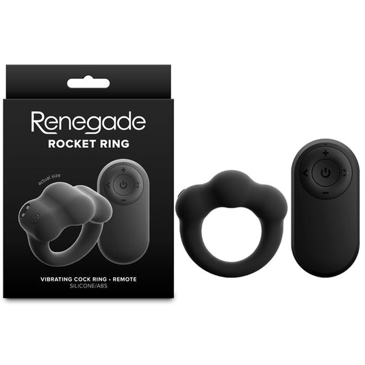 Renegade Rocket Ring - USB Rechargeable Vibrating Cock Ring with Wireless Remote