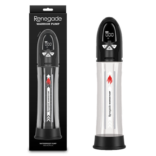 Renegade Warrior Pump - /Clear Waterproof Automatic Penis Pump