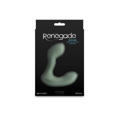 Renegade Outlaw - Sage - 12 cm USB Rechargeable Vibrating Prostate Massager