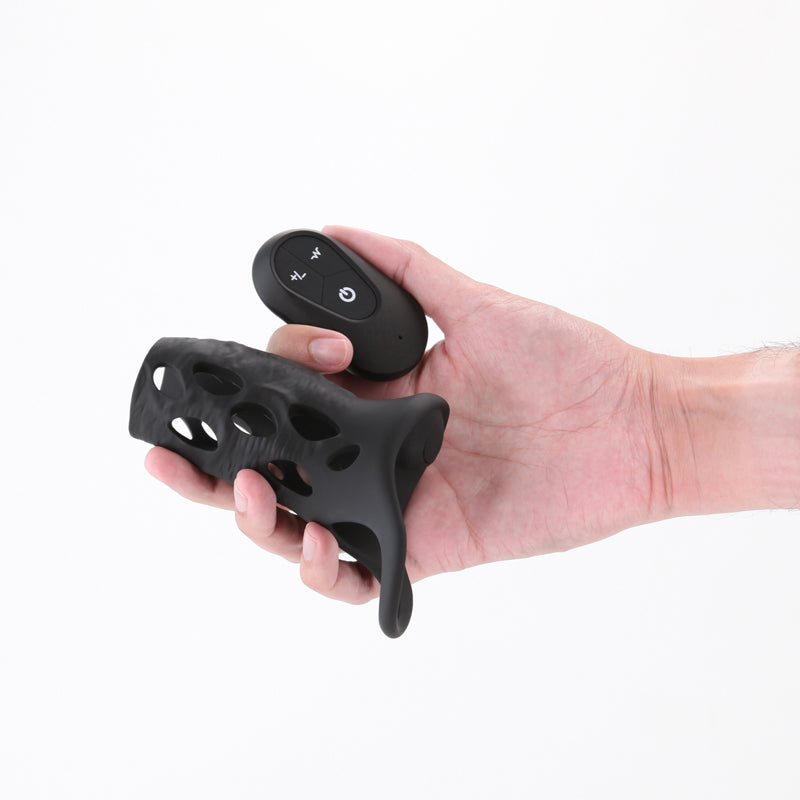 Renegade Edge - USB Rechargeable Vibrating Penis Sleeve with Wireless Remote