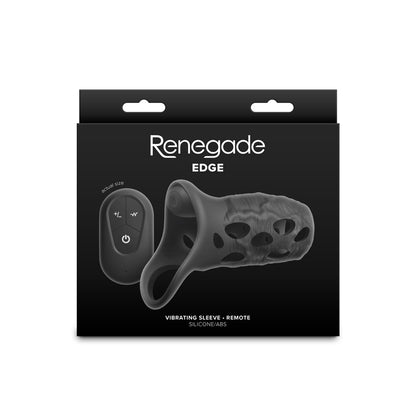 Renegade Edge - USB Rechargeable Vibrating Penis Sleeve with Wireless Remote
