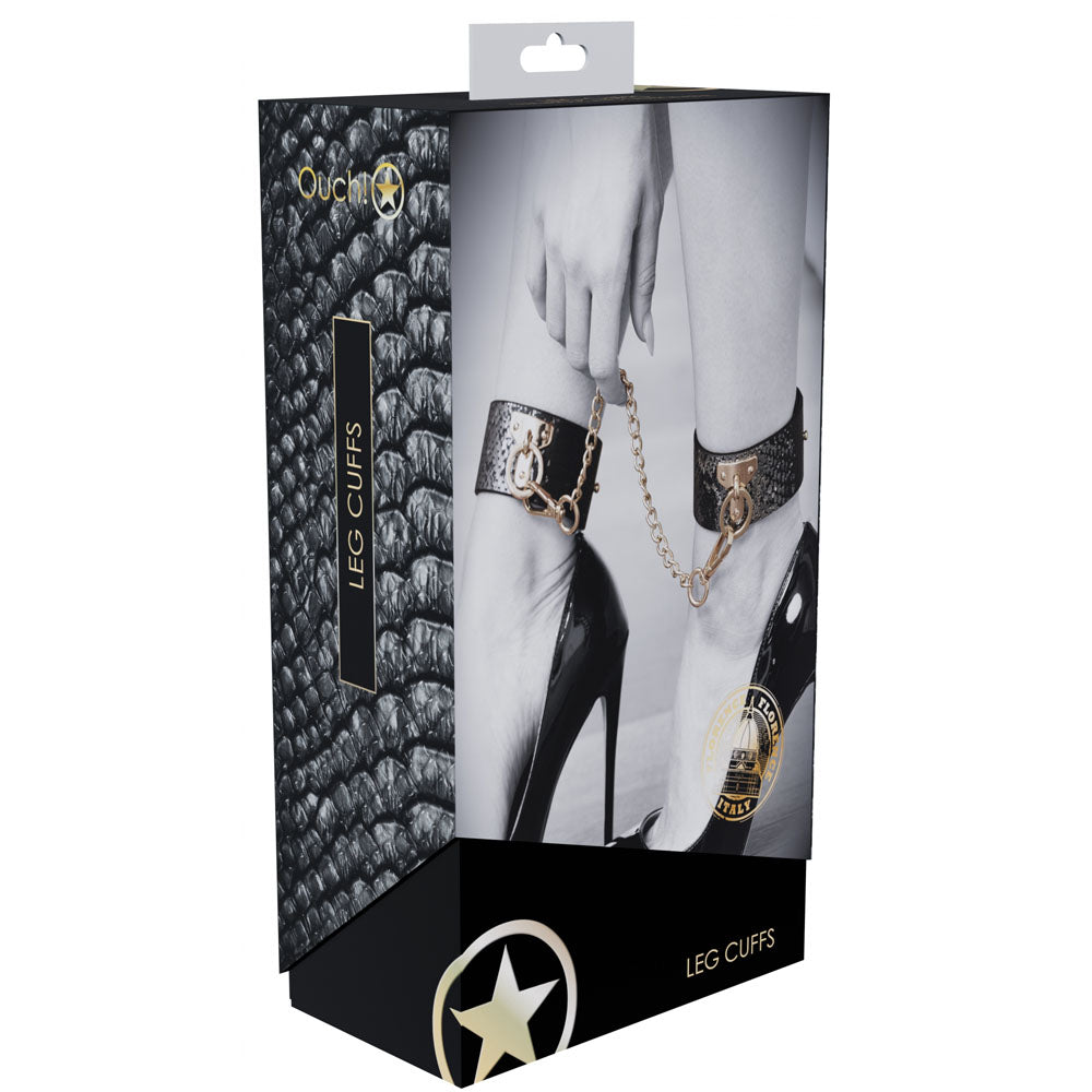 OUCH! Florence Collection - Leg Cuffs – Black