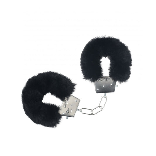 OUCH! Classic Fluffy Cuffs - Fluffy Restraints – Black