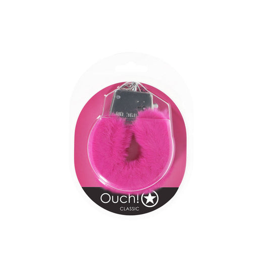 OUCH! Classic Fluffy Cuffs - Fluffy Restraints – Pink