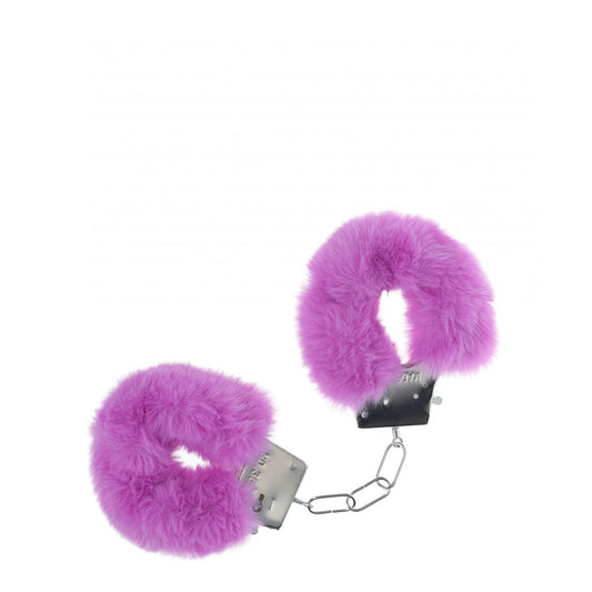 OUCH! Classic Fluffy Cuffs - Fluffy Restraints – Purple