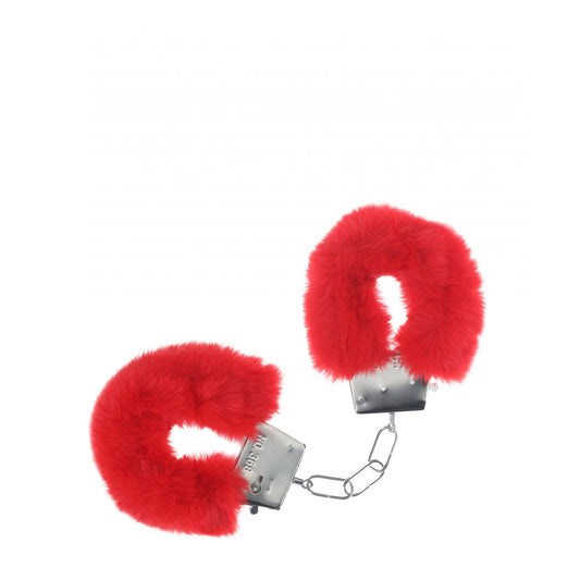 OUCH! Classic Fluffy Cuffs - Fluffy Restraints – Red