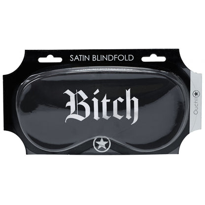 OUCH! Satin Mask - Bitch - Printed Eye Mask