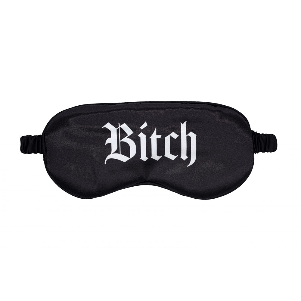 OUCH! Satin Mask - Bitch - Printed Eye Mask