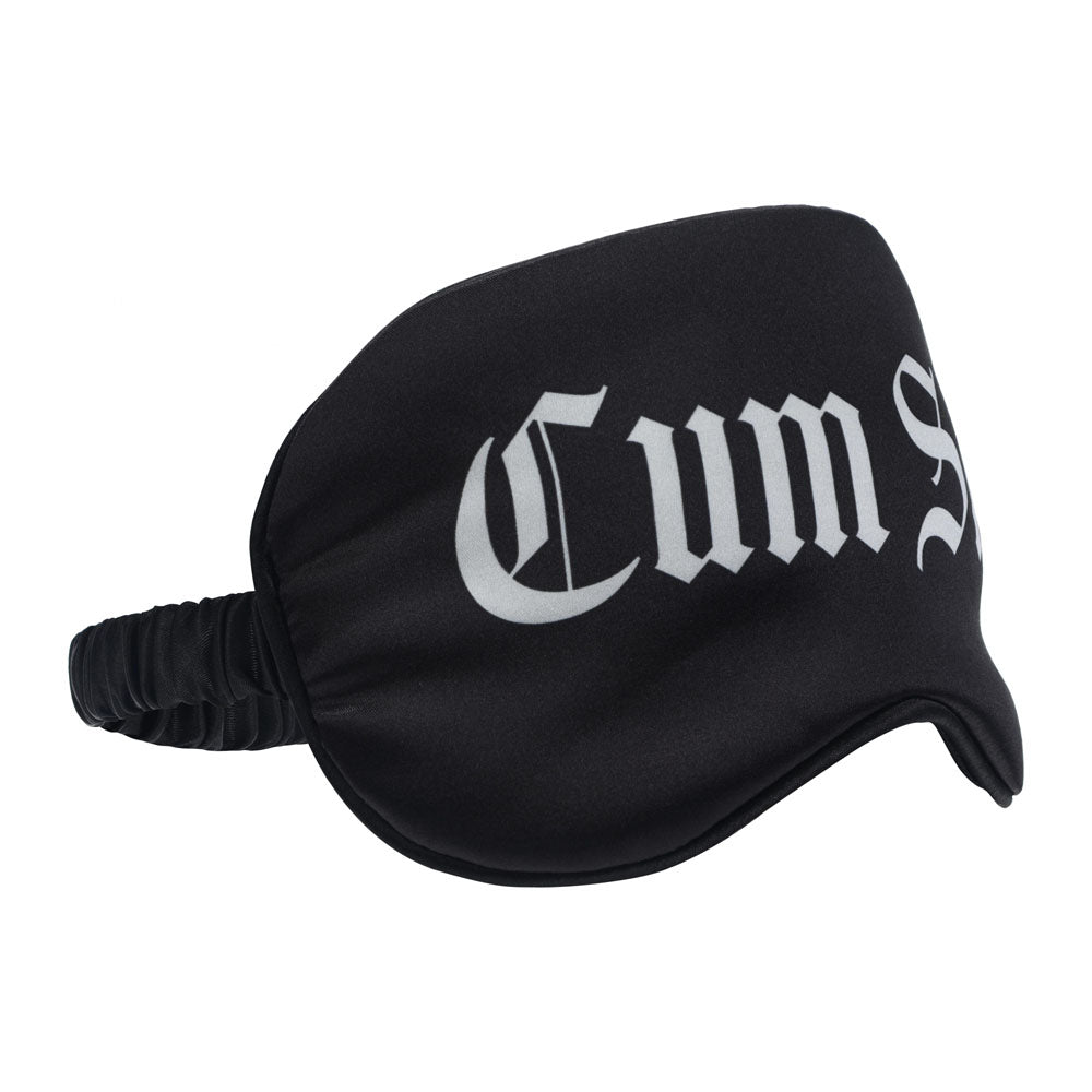OUCH! Satin Mask - Cum Slut - Printed Eye Mask