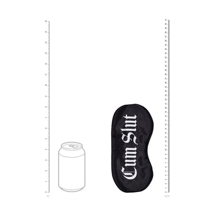 OUCH! Satin Mask - Cum Slut - Printed Eye Mask