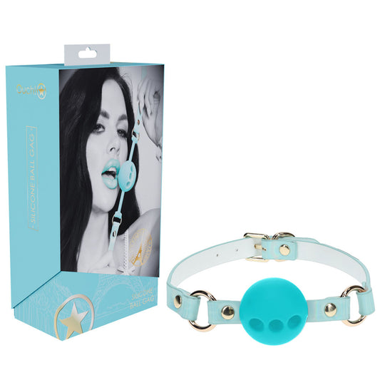 OUCH! Paris Collection - Silicone Ball Gag – Blue