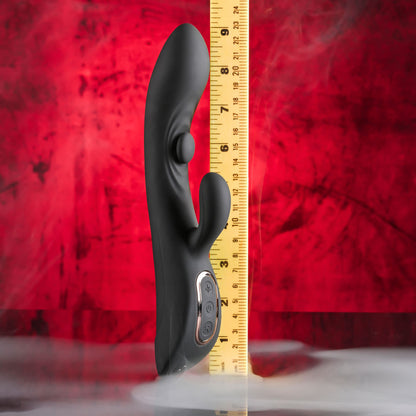 Playboy Pleasure THATS THE SPOT - 23.3 cm USB Rechargeable Rabbit Vibrator with G-Spot Tapper