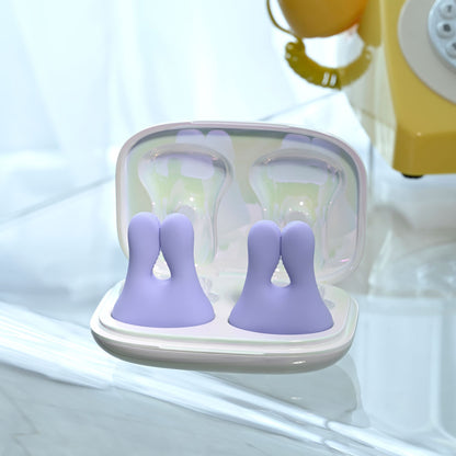 Playboy Pleasure IN A PINCH - Rechargeable Vibrating Nipple Clamps with Charging Carry Case