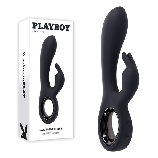 Playboy Pleasure LATE NIGHT BUNNY - 20 cm USB Rechargeable Rabbit Vibrator