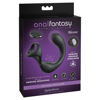 Anal Fantasy Elite Ass-Gasm Taint-alizer - USB Rechargeable Prostate Massage with Cock Ring