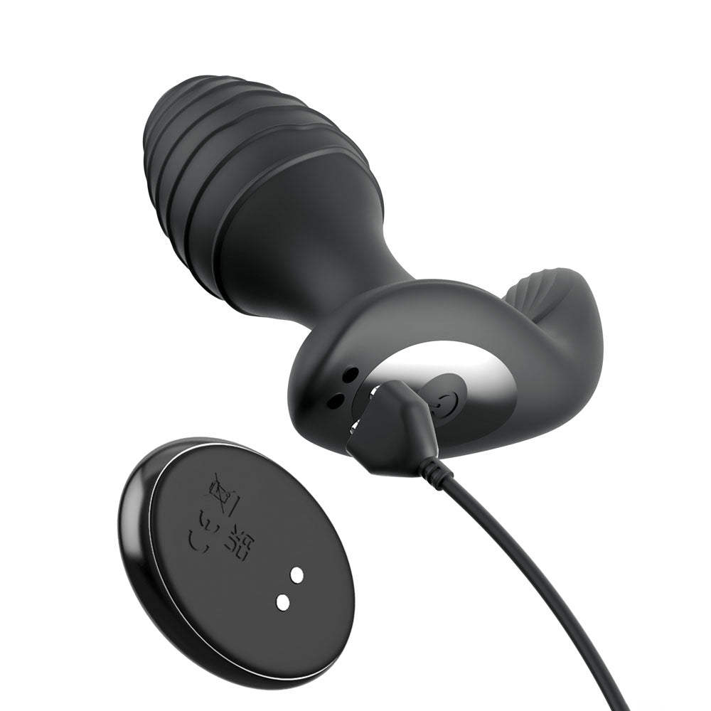 Anal Fantasy Elite Gyro-Milk Pro - USB Rechargeable Gyrating Butt Plug