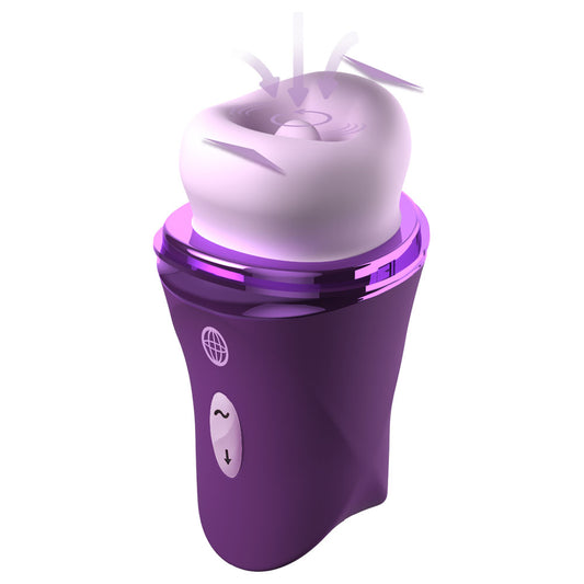 Fantasy For Her Lush Kiss Plush - USB Rechargeable Licking & Sucking Stimulator
