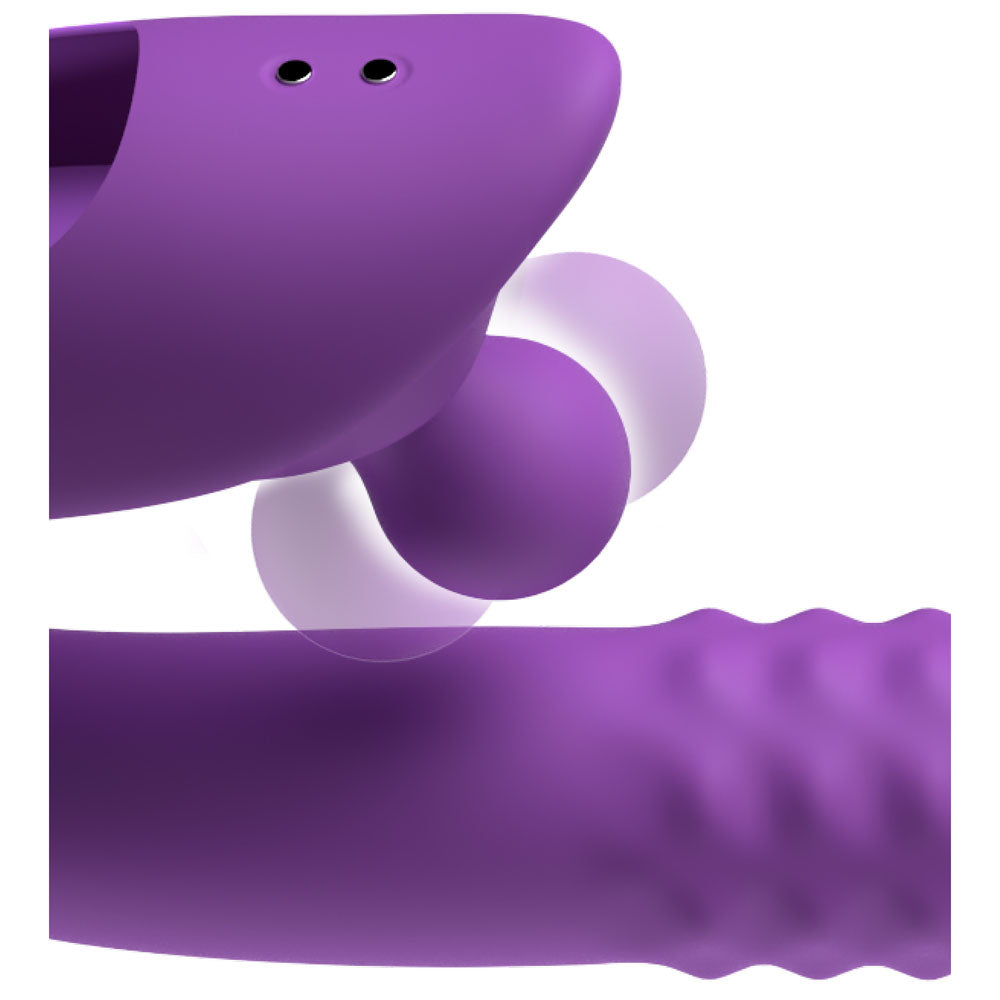Fantasy For Her Harmoni Pro - 17.8 cm USB Rechargeable Throbbing Vibrator
