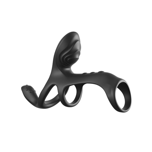 Fantasy C-Ringz Ultimate Couples Cage Max - USB Rechargeable Vibrating Cock Ring Cage