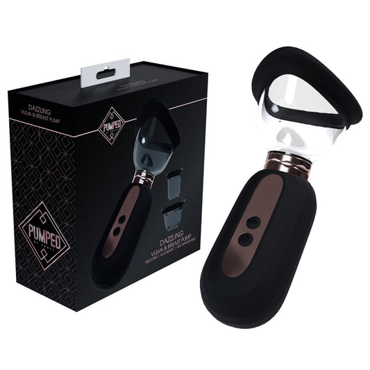PUMPED Dazzling Auto Ladies Pump - USB Rechargeable Ladies Pump