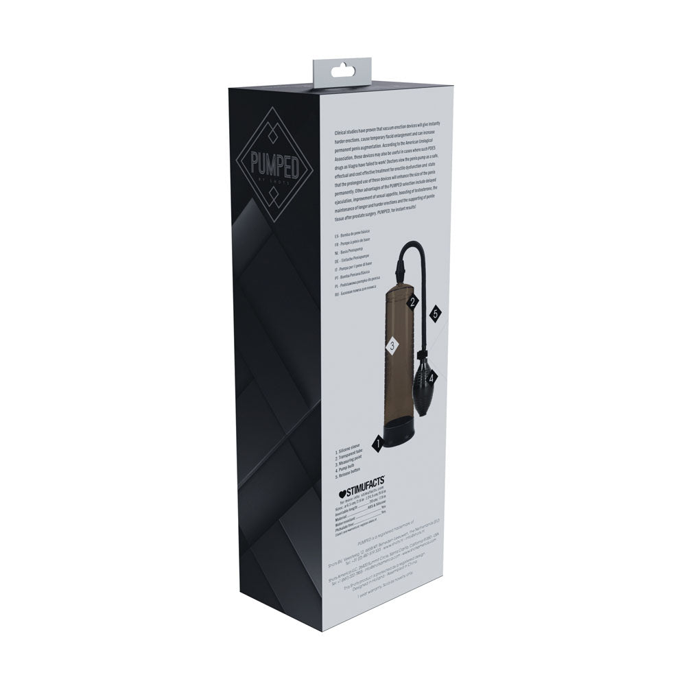 PUMPED Basic Pump 1 - Penis Pump – Black