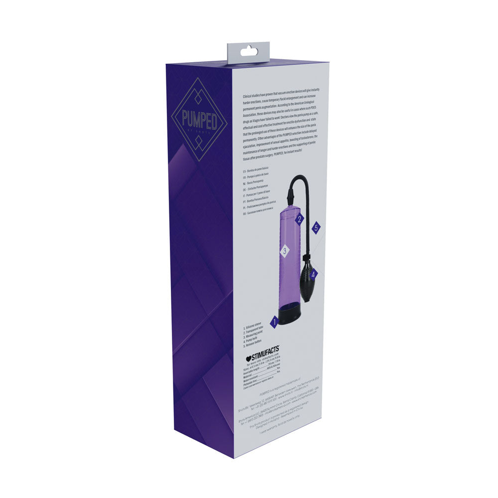 PUMPED Basic Pump 1 - Penis Pump – Purple