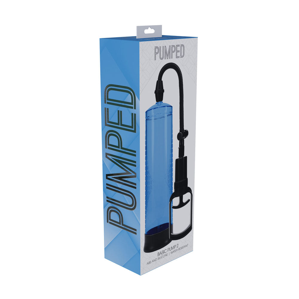 PUMPED Basic Pump 2 - Penis Pump – Blue