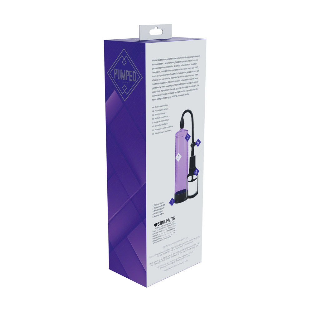 PUMPED Basic Pump 2 - Penis Pump – Purple