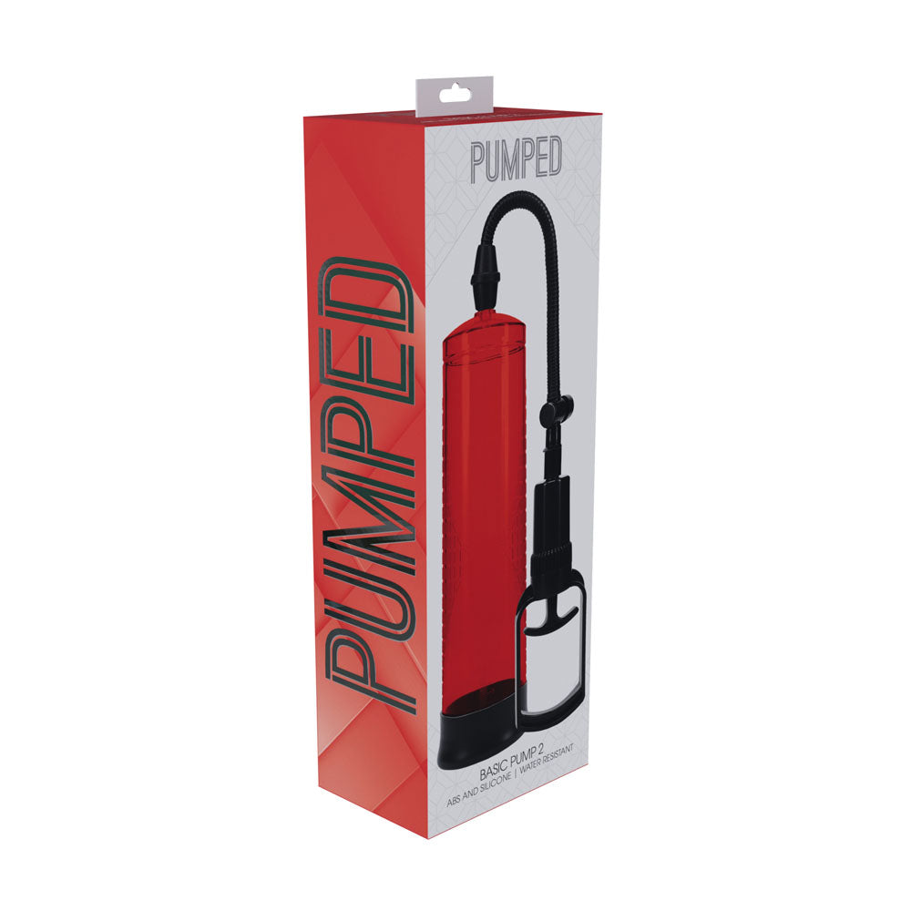 PUMPED Basic Pump 2 - Penis Pump – Red