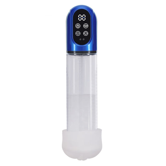 PUMPED Engage Automatic Penis Pump - Metallic USB Rechargeable Auto Penis Pump