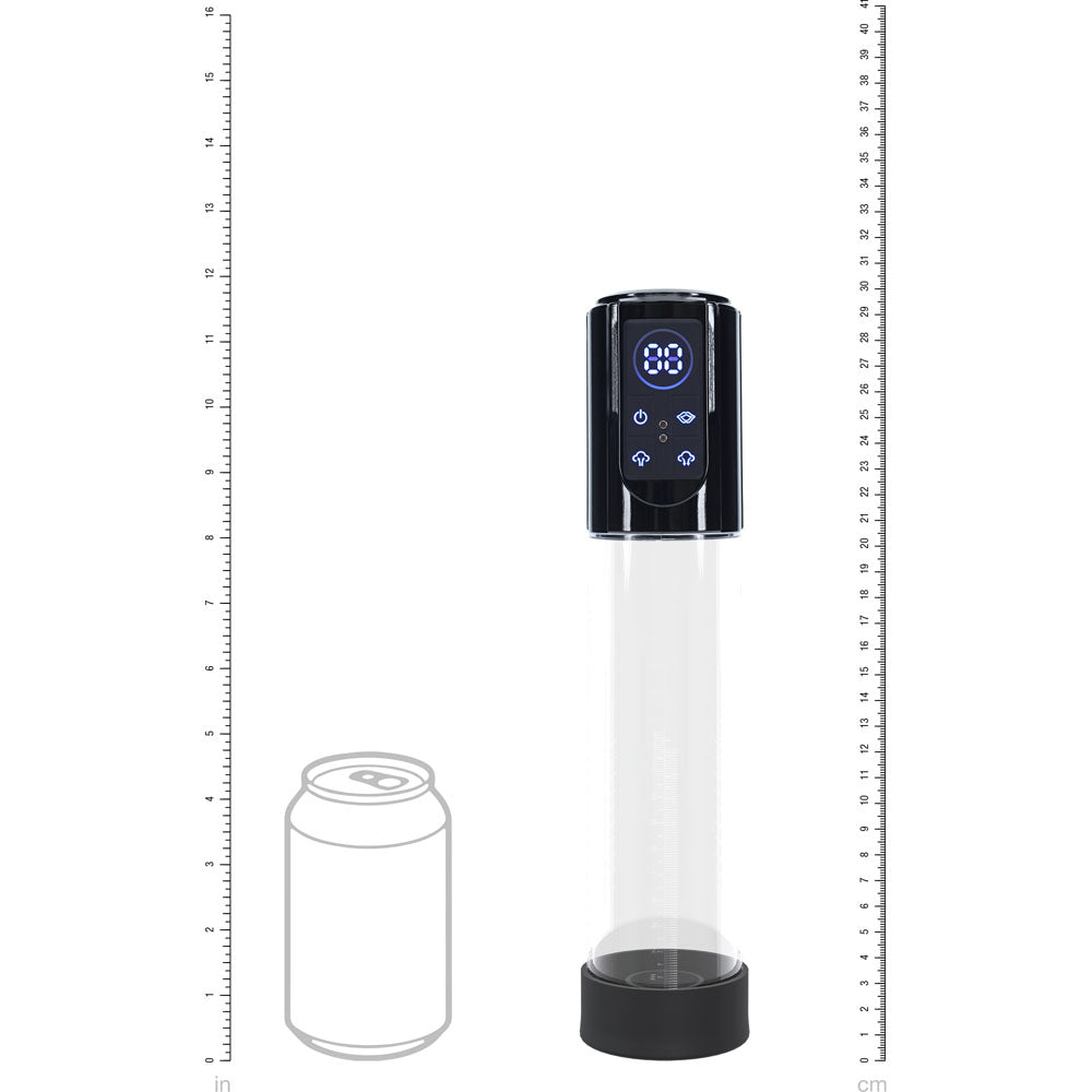 PUMPED MegaLift Automatic Penis Pump - /Clear USB Rechargeable Auto Penis Pump