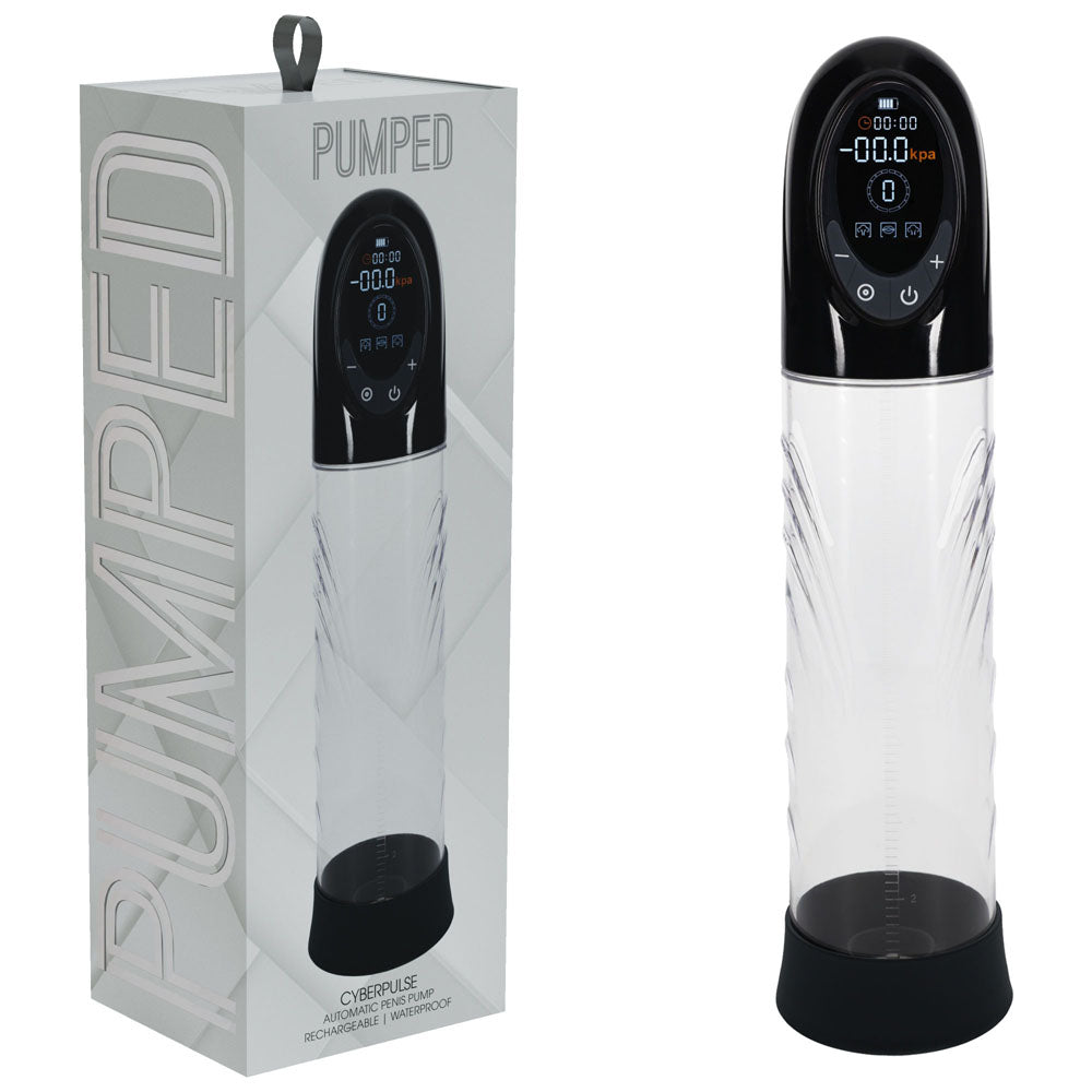PUMPED CyberPulse Automatic Penis Pump - /Clear USB Rechargeable Auto Penis Pump
