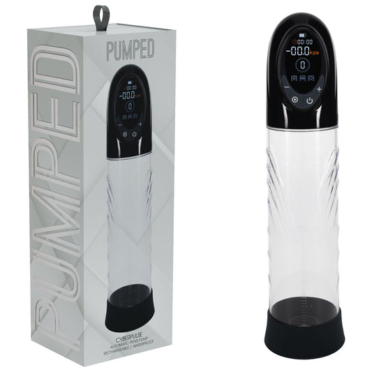PUMPED CyberPulse Automatic Penis Pump - /Clear USB Rechargeable Auto Penis Pump