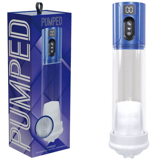 PUMPED HyperLift - Metallic /Clear USB Rechargeable Auto Pump
