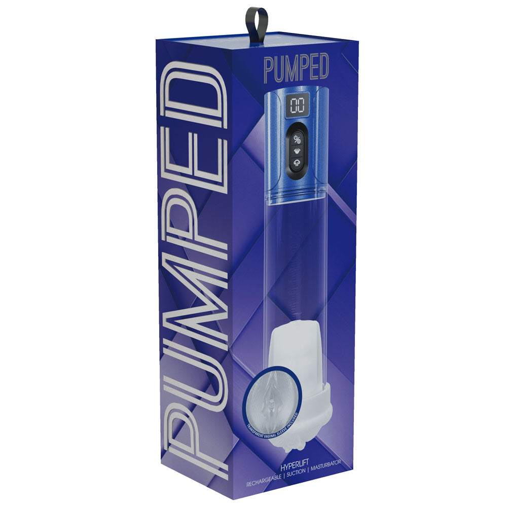 PUMPED HyperLift - Metallic /Clear USB Rechargeable Auto Pump