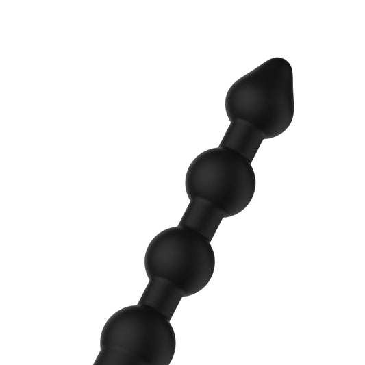 Passion Play Vibrating Anal Beads with Remote - USB Rechargeable Vibrating Anal Beads with Wireless Remote