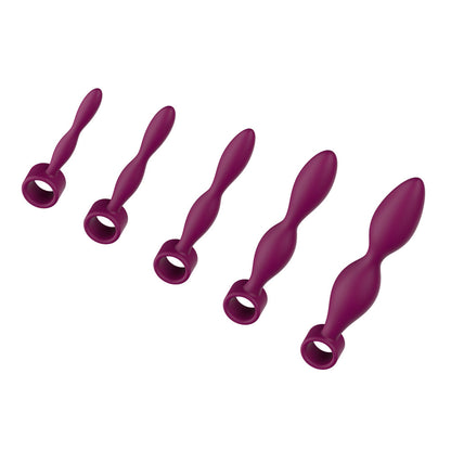 Passion Play Silicone Dilator Set - Dilator Kit - Set of 5 Sizes
