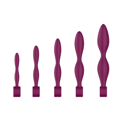 Passion Play Silicone Dilator Set - Dilator Kit - Set of 5 Sizes