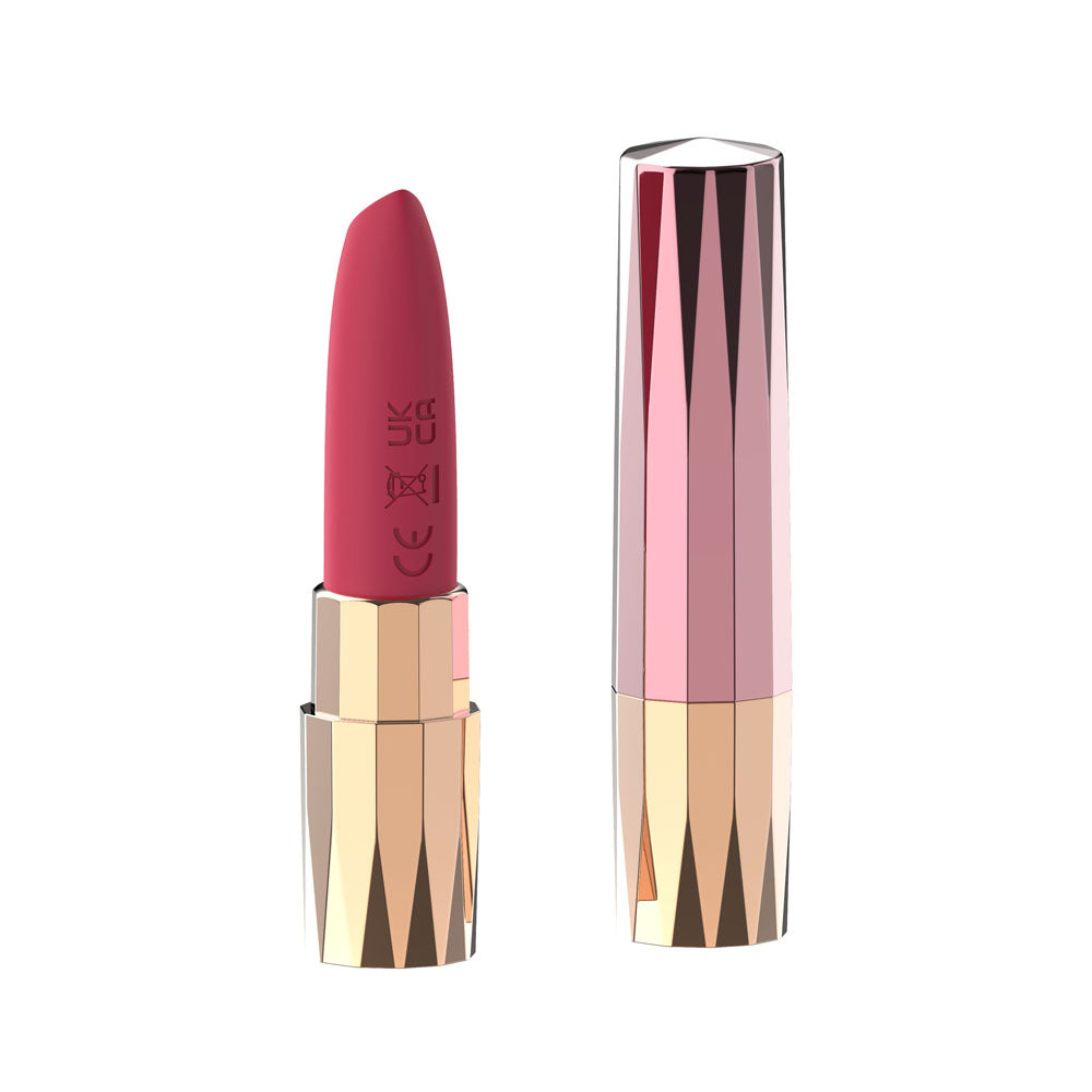 Passion Play Rechargeable Lipstick Vibe - /Gold 9.6 cm USB Rechargeable Lipstick Bullet Vibrator