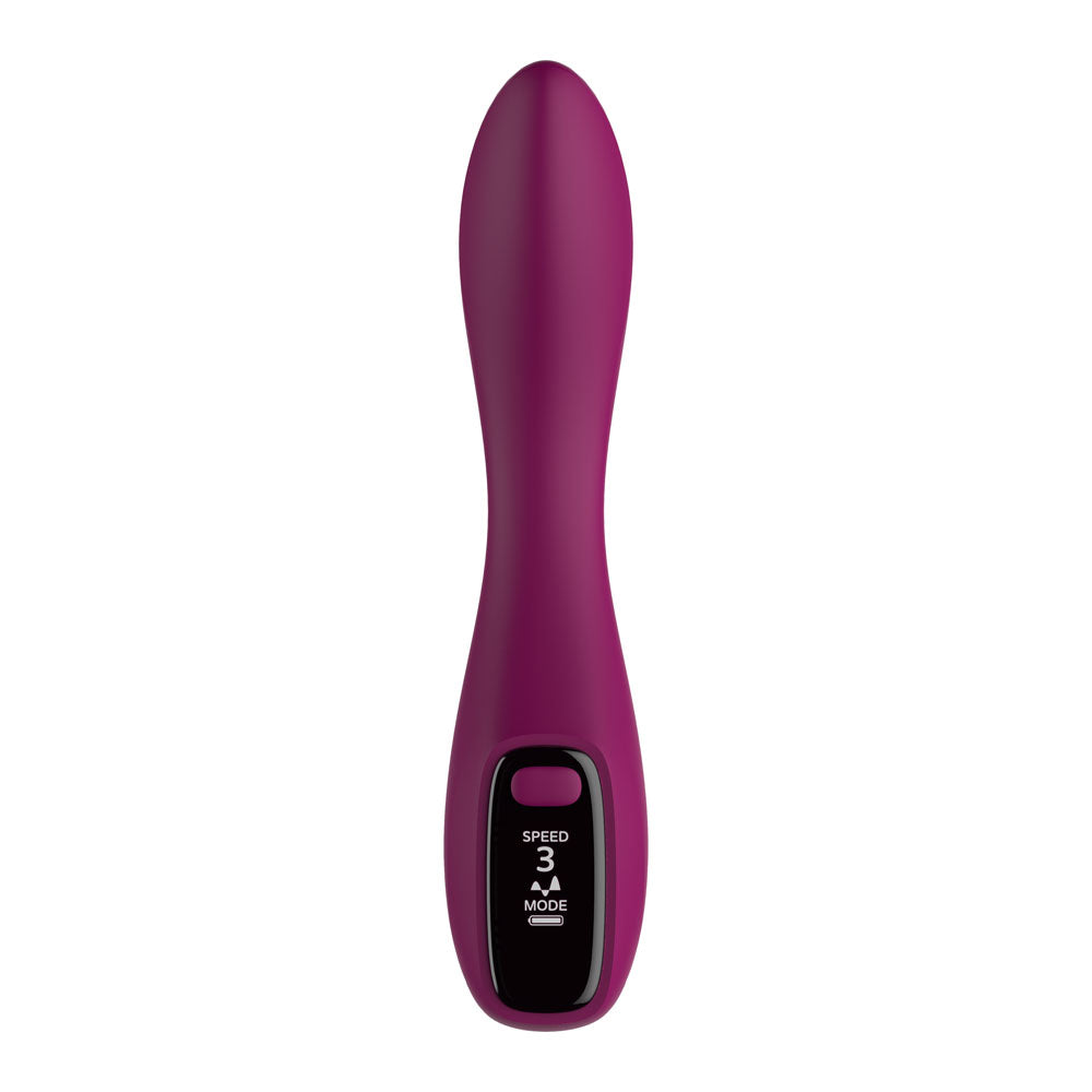 Passion Play G-Spot Vibrator with LED Display – Purple
