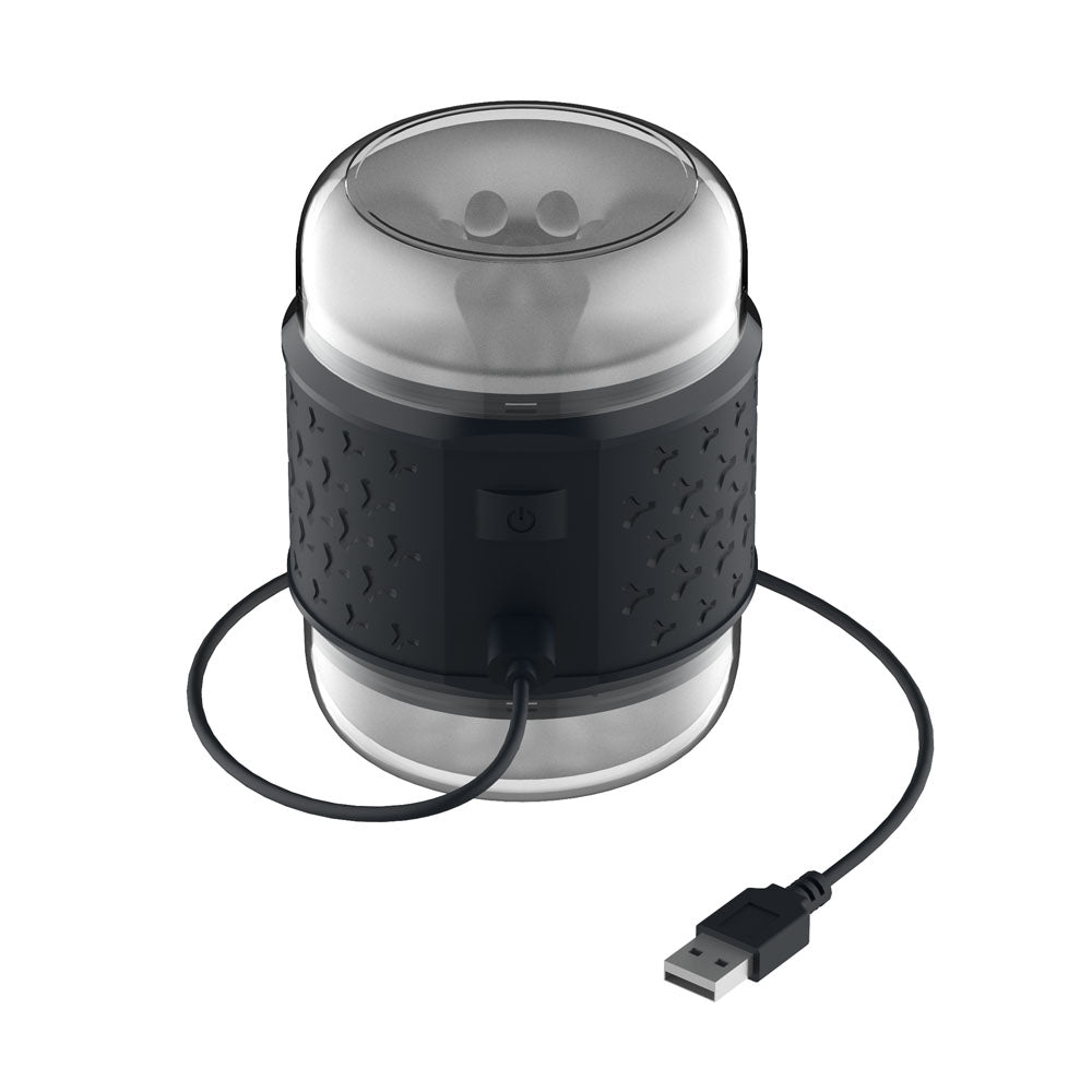 Passion Play Rechargeable Double-Ended Stroker – Clear
