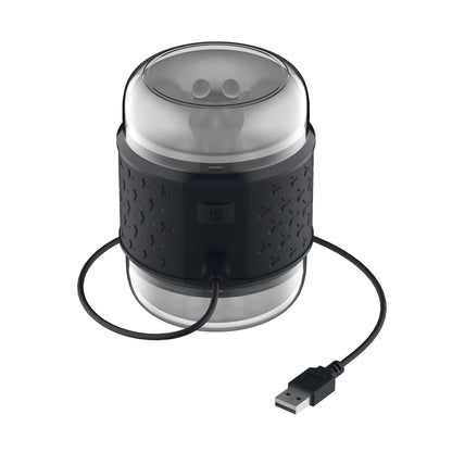 Passion Play Rechargeable Double-Ended Stroker – Clear