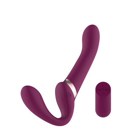 Passion Play Remote-Controlled Strapless Vibrator – Purple