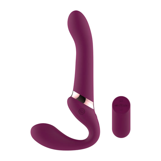 Passion Play Remote-Controlled Strapless Vibrator – Purple