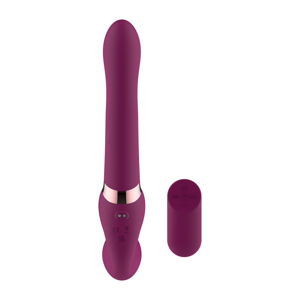 Passion Play Remote-Controlled Strapless Vibrator – Purple