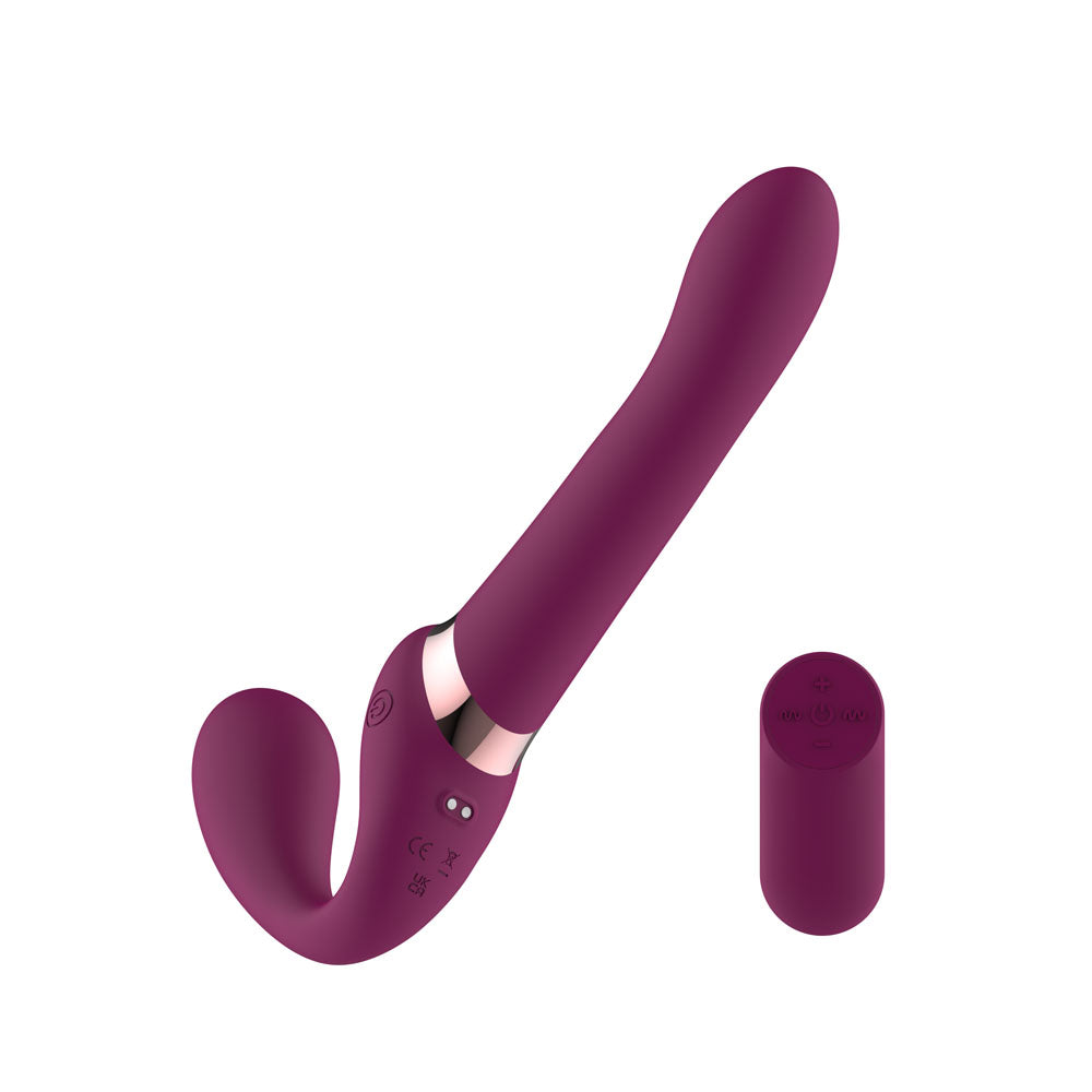 Passion Play Remote-Controlled Strapless Vibrator – Purple